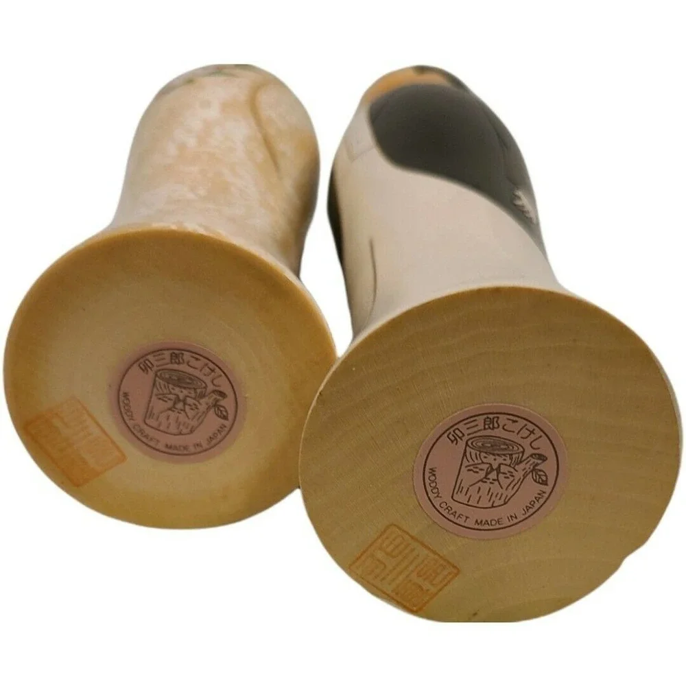 "Usaburo Kokeshi" Wedding Set [San-Ai Handmade] From Japan Bride and Groom EUC - Picture 5 of 8